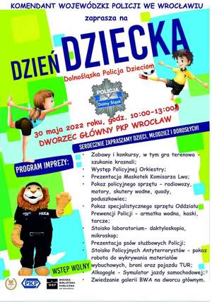 Dzień Dziecka coraz bliżej!  Świdniccy policjanci zapraszają do spędzenia go wspólnie z Dolnośląską Policją we Wrocławiu