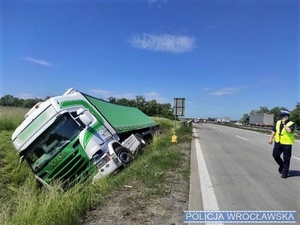 Droga A4 na wysokości 135 kilometra w kierunku Wrocławia zablokowana