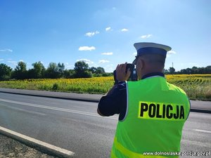 Działania dolnośląskich policjantów przeciwko przekraczaniu prędkości