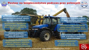 PODCZAS PRAC POLOWYCH – ZACHOWAJ OSTROŻNOŚĆ