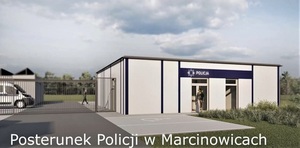 W Marcinowicach na Dolnym Śląsku powstaje kolejna modułowa jednostka Policji