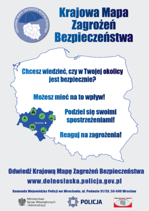 POMÓŻ NAM-POMÓC TOBIE. TY "KLIKASZ" MY SPRAWDZAMY. NIE WAHAJ SIĘ- SKORZYSTAJ Z KRAJOWEJ MAPY ZAGROŻEŃ BEZPIECZEŃSTWA