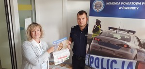 „Bezpiecznie, zdrowo, bezgotówkowo” czyli współpraca świdnickiej policji z ZUS-em