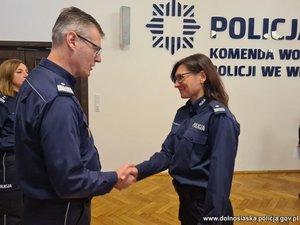 Dolnośląscy policyjni sportowcy zostali wyróżnieni otrzymując z rąk Komendanta Wojewódzkiego Policji we Wrocławiu promesy, wśród nich świdniccy policjanci!