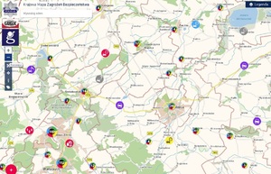Kolejne miesiące Krajowej Mapy Zagrożeń Bezpieczeństwa" w powiecie świdnickim