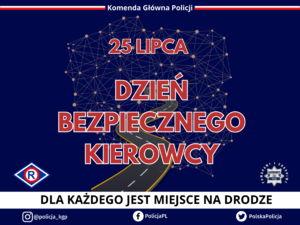 25 LIPCA - Dzień Bezpiecznego Kierowcy- Dla Każdego Jest Miejsce Na Drodze