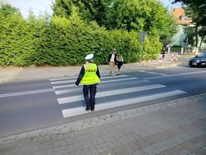 Bezpieczna Droga do Szkoły policyjna akcja na terenie powiatu świdnickiego trwa