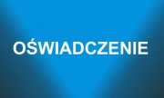 Oświadczenie dotyczące powieszenia figury Matki Bożej na linie zamocowanej do rusztowania okalającego budynek klasztoru