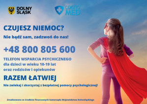 Bezpłatna pomoc psychologiczna dla dzieci i młodzieży