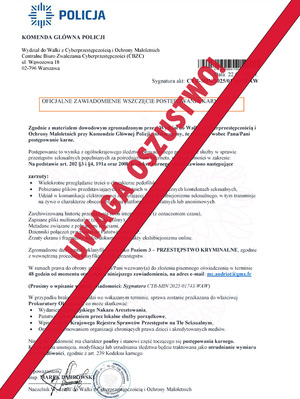 Uwaga na fałszywe e-maile