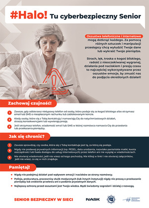 #Halo! Tu cyberbezpieczny Senior!