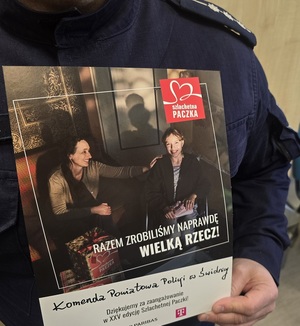 Świdniccy policjanci i pracownicy cywilni włączyli się w akcję „Szlachetna Paczka”