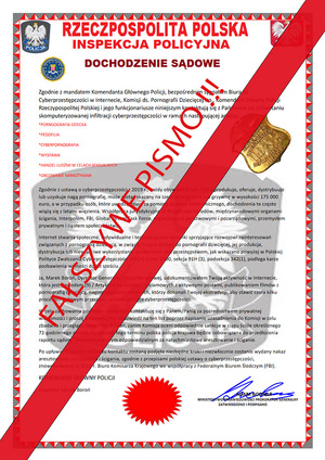 Uwaga! Kolejny raz przestępcy podszywają się pod policjantów CBŚP