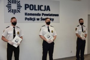 Podziękowania Komendanta Powiatowego Policji w Świdnicy dla funkcjonariuszy Straży Miejskiej w Świdnicy