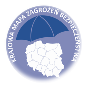 logo Krajowej Mapy  Zagrożeń Bezpieczeństwa