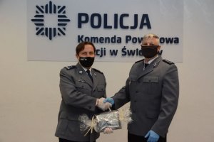 Komendant Powiatowy Policji w Świdnicy i Zastępca Naczelnika Wydziału Prewencji