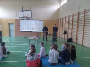 spotkanie policjantów z uczniami SP. nr 2