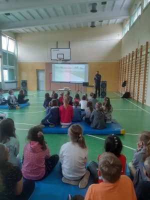 spotkanie policjantów z uczniami SP. nr 2