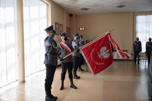 sztandar Komendy Powiatowej Policji w Świdnicy